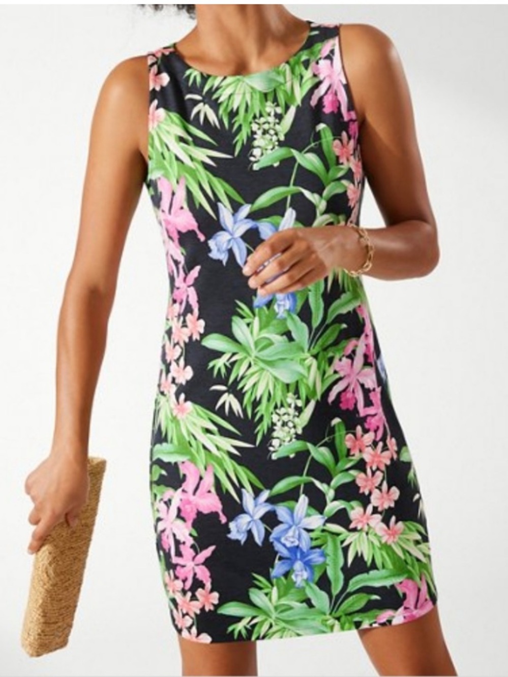 Tommy Bahama Darcy Orchid Grove Sheath Dress Size Small